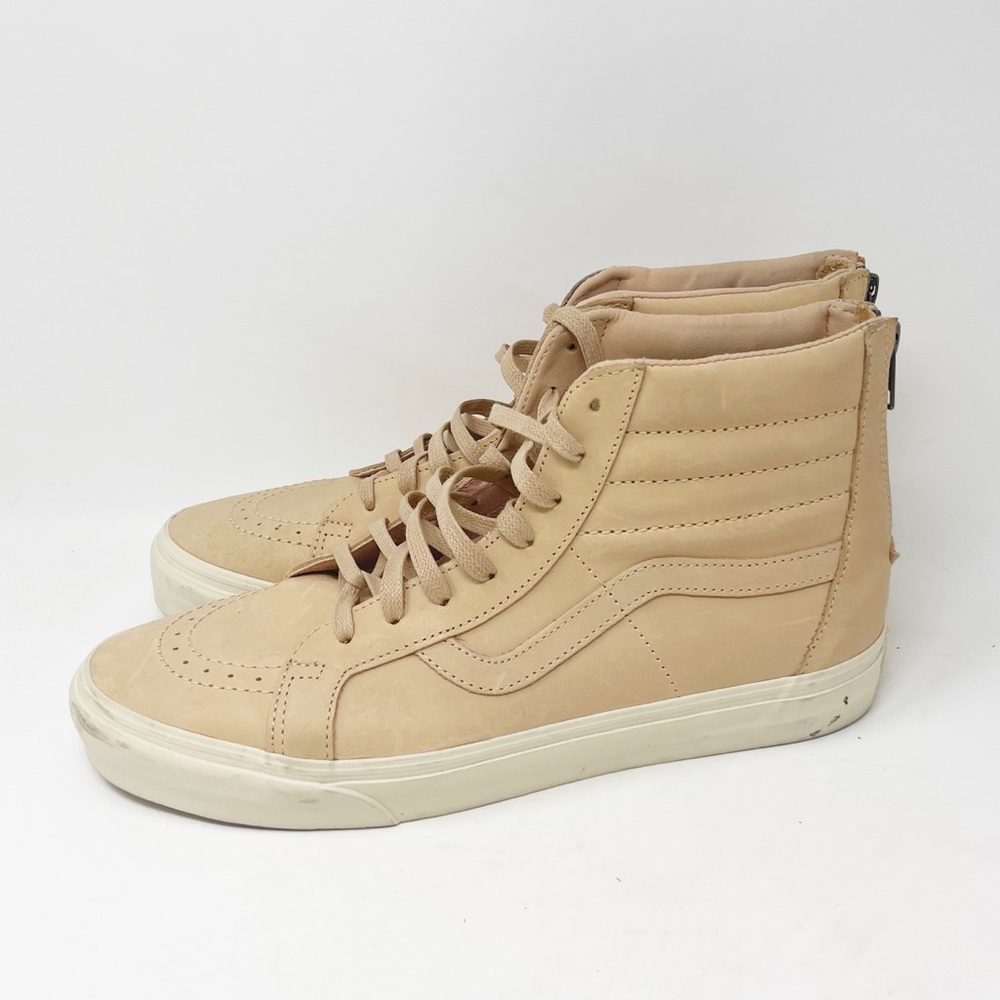 Vans hi top leather sneakers